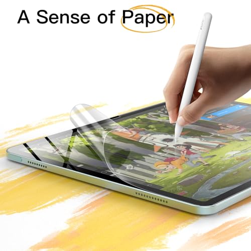 Funda cuero PU iPad Air 11 y protector privacidad con acabado premium de alta resistencia 5