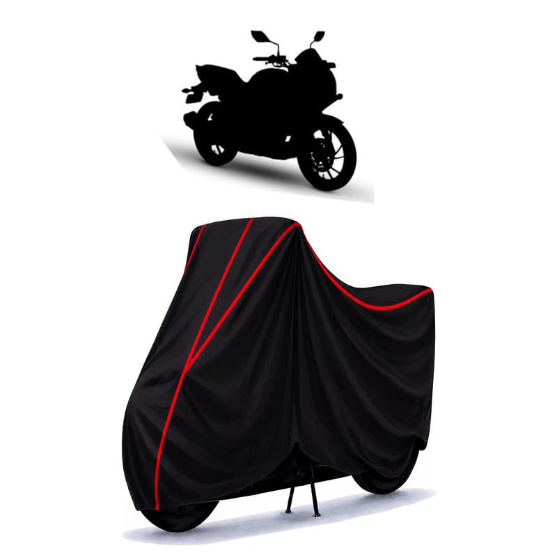Image of Hero Xtreme 400 Water Resistant Bike Cover for All Motorcycles & Rain | Heavy Duty Taffeta Fabric | UV Protection, Dustproof, Scratchproof | All Weather Two Wheeler Body Cover with Elastic Bottom
