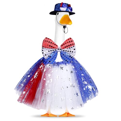 HXRYAGi 4th of July Porch Goose Outfit, 23