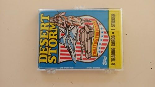 Desert Storm Trading Cards (pkg of 8 plus 1 sticker) Coalition for Peace by Topps