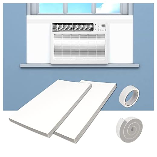 Pearwow AC Insulation Side Foam Panels for Window AC Unit,Indoor Air Conditioner Cover,Air Conditioner Side Panels Kit with Window AC Insulation Top Panel for Winter and Summer