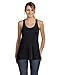 Bella + Canvas Womens 3.7 oz. Flowy Racerback Tank (B8800) -BLACK -M