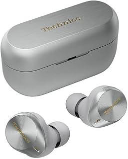 テクニクス ワイヤレスイヤホン EAH-AZ80-S シルバー bluetooth ノイズキャンセリング 3台マルチポイント IPX4 LDAC対応 ハイレゾ音質再生 急速充電対応 アプリ対応