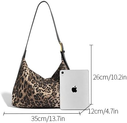Cheetah Purses for Women Handbag, Chic y2k Shoulder Bag Tote Sling Purse Grunge Demure Classy Mcbling Ladies Chic Bags (leopard print)