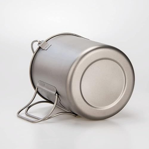 Miniatura 7 de Taza de café de titanio con tapa, olla de prensa francesa de 25.4 fl oz, taza de camping con filtro, multifuncional para campamento al aire libre