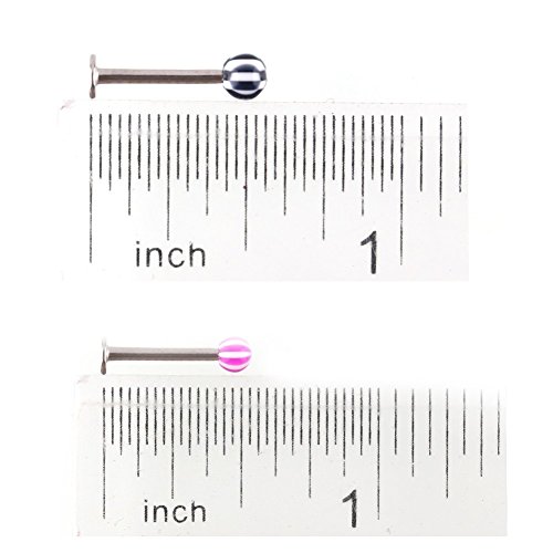 110 PCS Body Jewelry Piercing Eyebrow Navel Belly Tongue Lip Bar Ring 22 Styles3