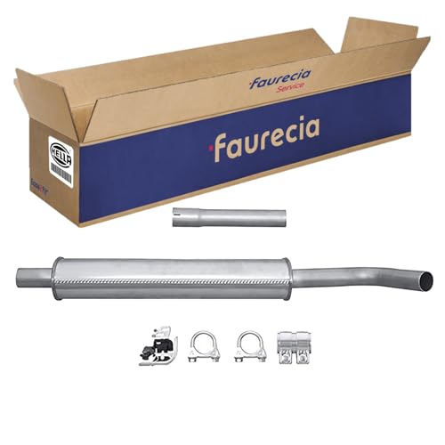 HELLA 8LC 366 025-821 Mittelschalldämpfer - Easy2Fit® Kit - mitte - zweiteilig - Set mit Anbauteilen