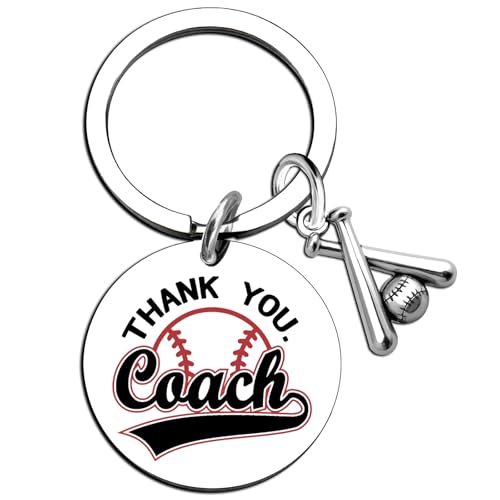 Baseball Coach Gifts for Men and Boys Keychain