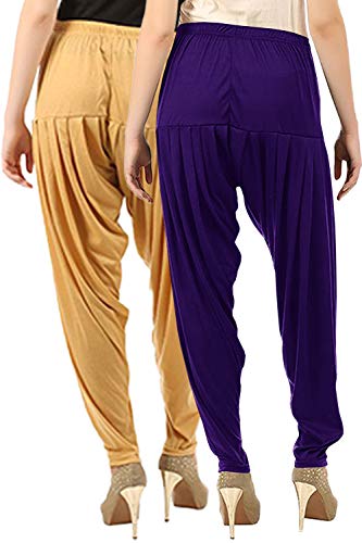 Image of Buy That Trendz Patiala Salwar for Women Relaxed Fit Viscose Patiyala Salwar Harem Bottom Pants