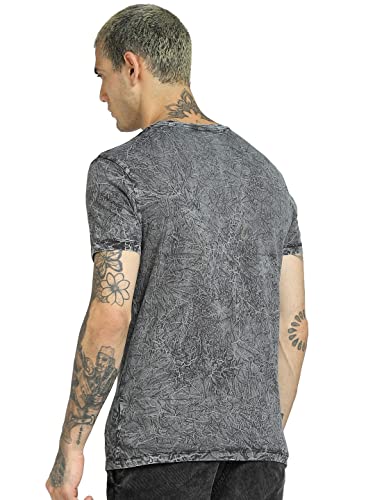 Image of JACK & JONES Men's Cotton Printed Regular Fit T-Shirt