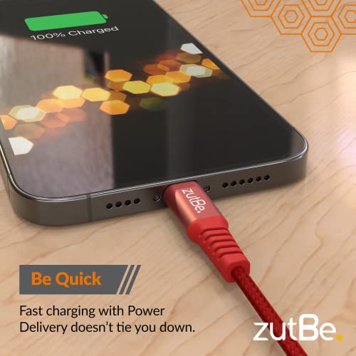 Cable Lightning zutBe compatible con ordenador portátil y transmisión de datos 5