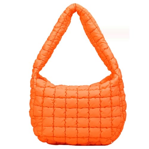 Sac Cabas Rembourré Orange Léger pour Femme pour Soulager l'Épaule