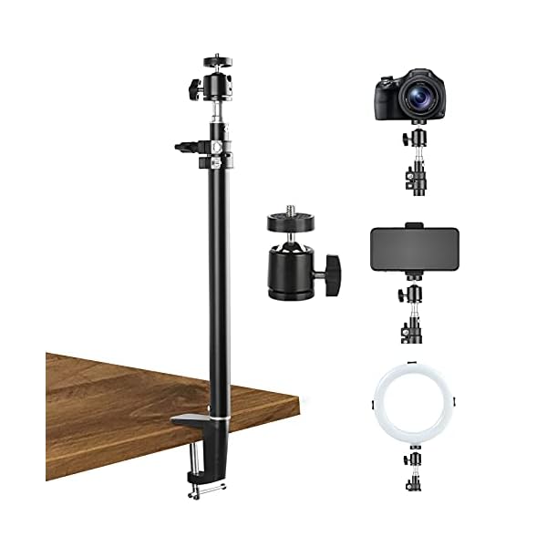 BLAZOR Handy Stativ, Kamera Stativ Für dlsr/Beamer/Webcam, Flexibel Extendable Selfie Stick Stativ, Smartphone Stativ…