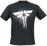 Ajuste : Regular The Last Of Us Firefly Hombre Camiseta Negro S 100% algodón Regular
