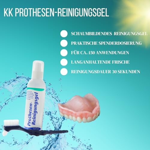 Prothesenreiniger KK Prothesen-Reinigungsgel 150 ml