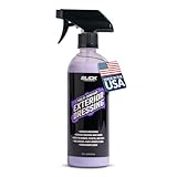 Slick Products Multi-Surface Exterior Dressing – Restores, Protects & Shines Vinyl, Rubber & Plastic – Non-Greasy Silky Finish with Fresh Grape Scent – 16 oz.