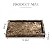 YMXYJM Real Natural Marble Tray for Bathroom, Genuine Marble Stone Vanity Tray, Luxury Storage Trays for Kitchen, Vanity, Home Decor, Dresser, Non-Resin/Non-Ceramic, 12