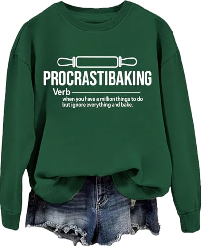 Procrastibaking Sweatshirt Procrastinating Sweatshirt Procrastibaking Shirt For Women Men3