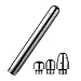 XSEXO New Style Enema Nozzle Shower 3 Heads Aluminum Vaginal Anal Cleaner Colonic Douche System Cleaner(Silver)