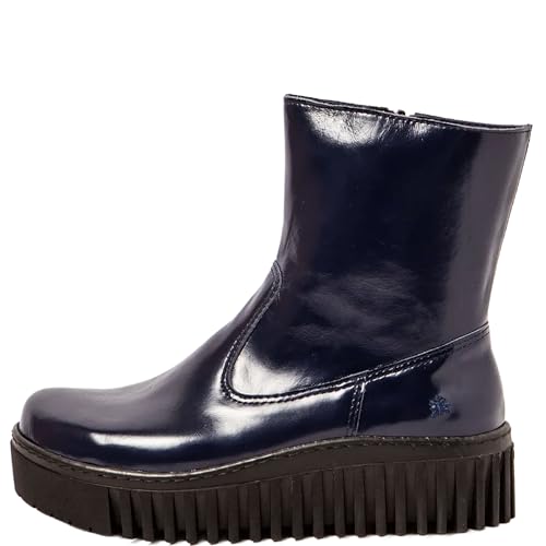 Botte Oxford Art Femme 1531 Brighton bleu marine bottine lacets femme 38