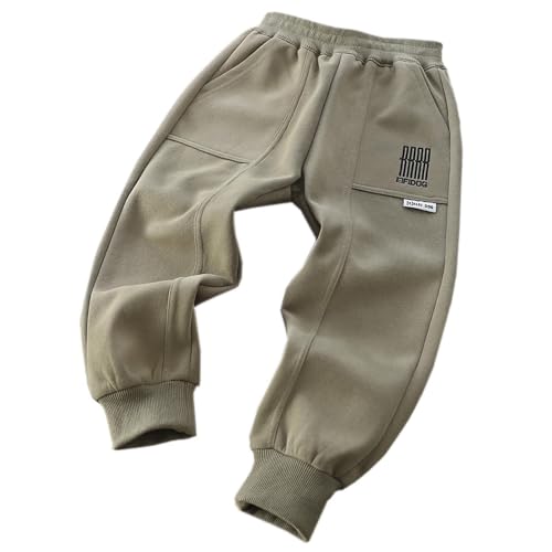 Sweatpants Boys Middle Large Children's Casual Joggers Elastic Waist Outdoors Sports Pants Pockets for Kids