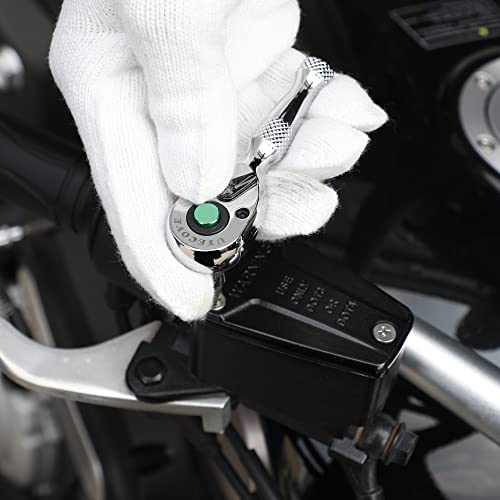 Image of 1 /4 Inch Drive Ratchet Wrench Stubby Ratchet Socket Wrench 3.54'' /9cm