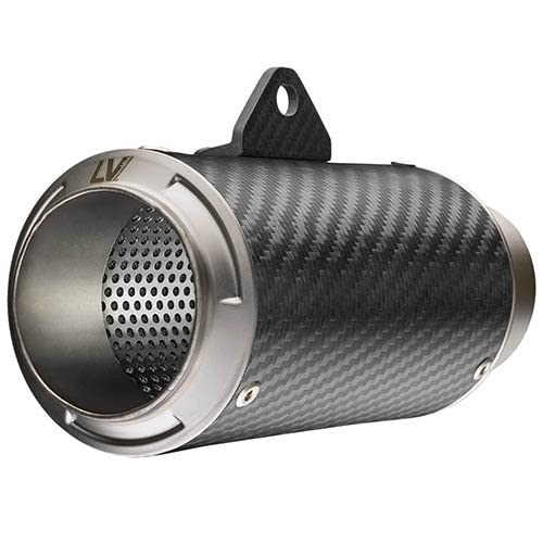 Silencieux LeoVince LV CORSA carbone haut de gamme embout inox gauche 65mm