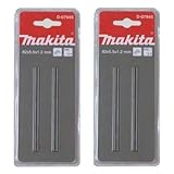  Makita D-07945 82 mm Wendbare TCT Hobelmesser Doppelpack für Bosch Dewalt
