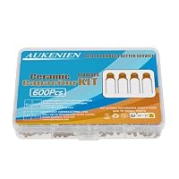 AUKENIEN 12 Wert 600 Stück Keramik Kondensator Set Kondensatoren Sortiment 100nF 0.1uF 0.15uF 0.22uF 0.33uF 0.47uF 0.68uF 1uF 1.5uF 2.2uF 3.3uF 4.7uF 10uF Keramikkondensator Capacitor Kit – Ansicht 5