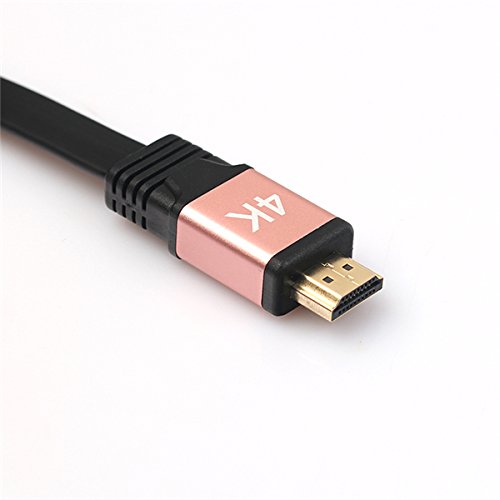 2.0 4K 3D HD 1080P to HD Multimedia Interface Cable 1.8m Gold Plated Connector For PSP Xbox PC Apple - Gold