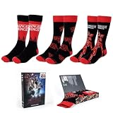 CERDÁ LIFE'S LITTLE MOMENTS Pack de 3 Calcetines Diseño Stranger Things Talla 38-45 Cómodos y Suaves - Pack Calcetines 3 Piezas Stranger Things con Estilo Único y Licencia Oficial