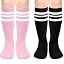 2 Pack Pink/White, Black/White