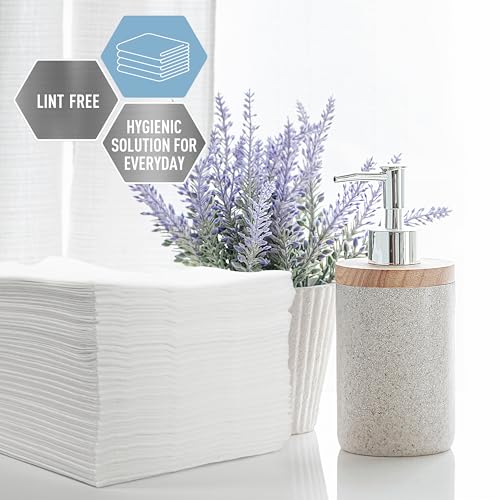 Image of MED PRIDE Premium Spunlace Towels, 12 Packs of 90 (1080 Towels), 12 inch x 13 inch, Ultra Soft, Disposable, Durable, Multipurpose, Lint-Free, Latex-Free