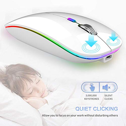 Uiosmuph Mouse Senza Fili Bluetooth, Bluetooth 5.1...