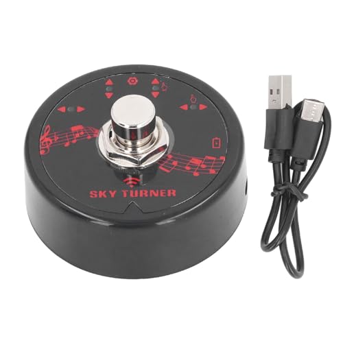 Pedal de Cambio de Página, Interruptor de Pie Bluetooth Portátil,...