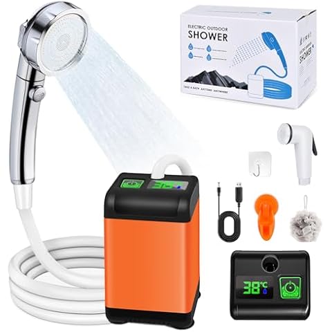 Douche Portable JONRRYIN 6000mAh Cover