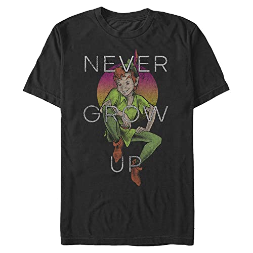 T-shirt homme grande taille 4XL Disney noir ample et long