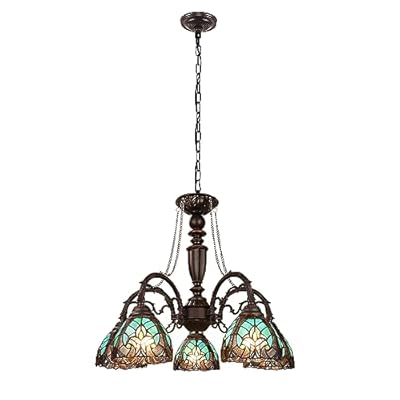 Chloe Lighting Liaison Victorian-Style 5-Light Antique Dark Bronze Finish Large Chandelier 27" Wide