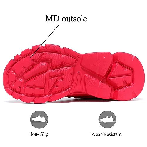 Image of Womens Running Shoes Slip on Breathable Lightweight Fashion Sneakers Athletic Sports Walking Gym Work Shoes