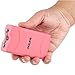 POLICE Stun Gun for Self Defense 800 – High Voltage Mini Rechargeable with LED Flashlight, Compact & Heavy Duty – Personal Security for Women – Pink