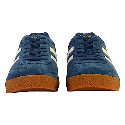Image of Gola Equipe Suede - Sneakers for Men - Contrasting Wingflash - Heel Return - Durable Cupsole - Low Silhouette