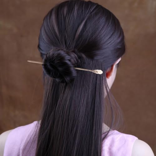 minkissy 2pcs Retro Hair Chopsticks for Women Lightweight Hair Forks for Buns for Weddings and Parties, As Shownx2pcs - Image 4