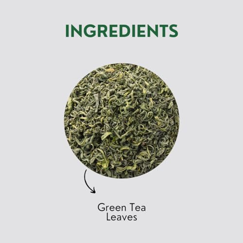 Image of Classic Green Tea (3.5oz / 100gm), Low Caffeine, 50 Pyramid Tea Bags