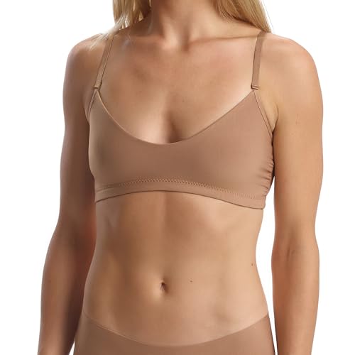 commando - Butter Bralette | Light and Unpadded | Wireless Comfort Bra, Barely-There Feel | Machine Washable | Toffee, Small