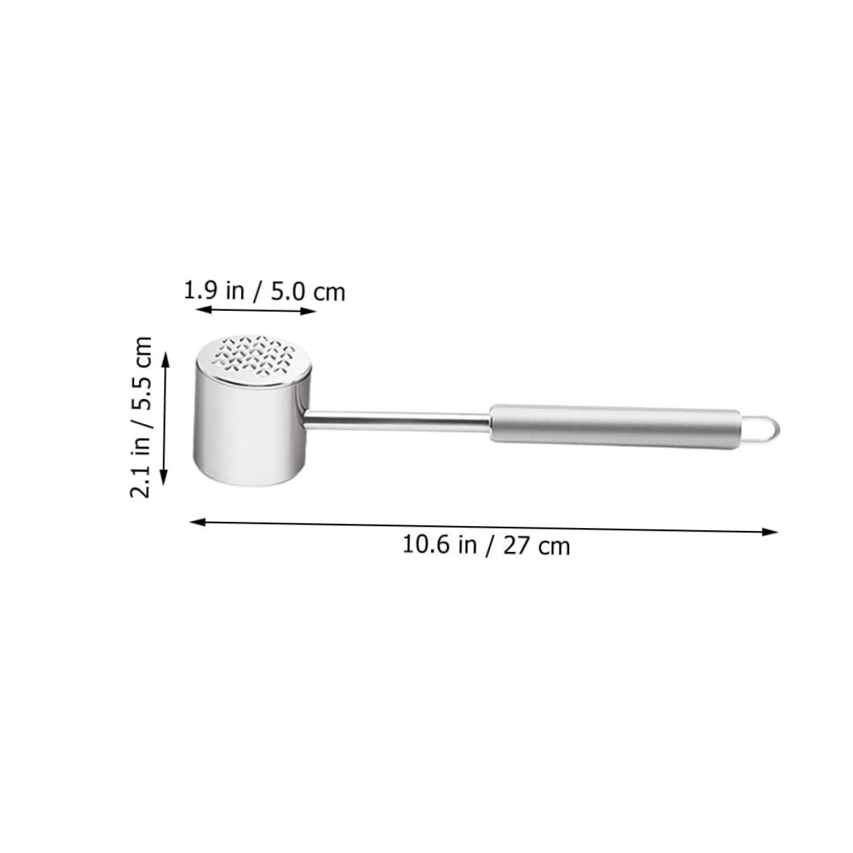 FELTECHELECTR Meat Mallet Tenderizer with Non Slip Handle Kitchen Tool for Quick Cooking of Beef Chicken Steak and More Housewarming present