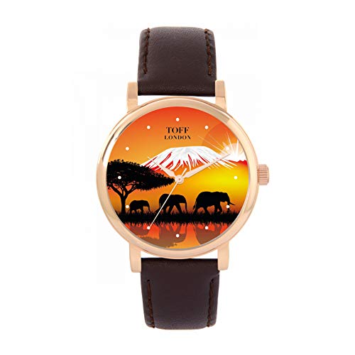 Toff London Montre Sunset Elephants