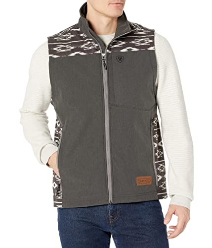 Image of ARIAT Vernon 2.0 Chimayo Softshell Vest Charcoal MD