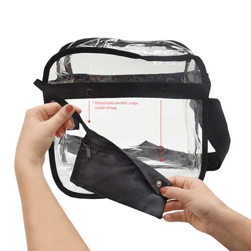 Littlearth Unisex NFL Clear Carryall Crossbody Bag4