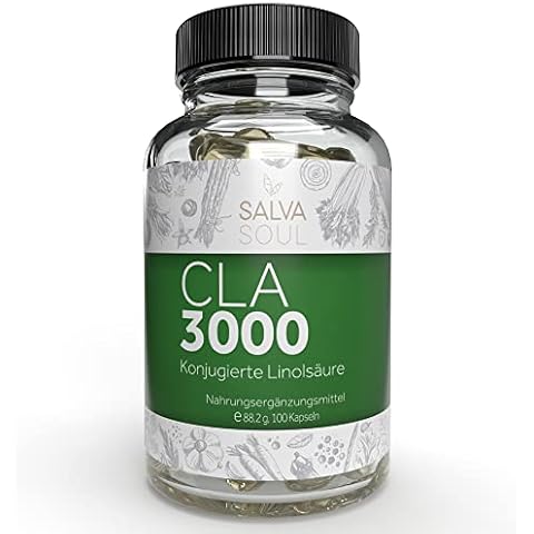 AKTION - Hochwertige CLA - Premium Kapseln mit 3000 mg - Konjugierte Linolsäure - Monatspackung - hochdosiert, geprüft und Österreich abgefüllt Cover