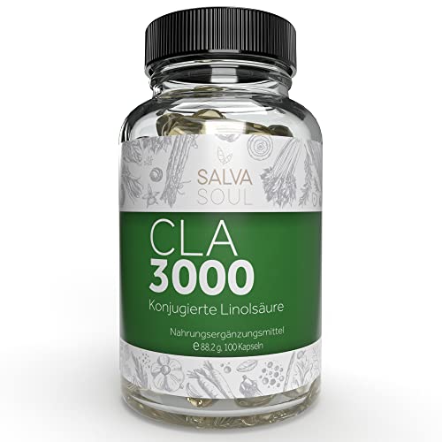 AKTION - Hochwertige CLA - Premium Kapseln mit 3000 mg - Konjugierte Linolsäure - Monatspackung - hochdosiert, geprüft und Österreich abgefüllt Cover